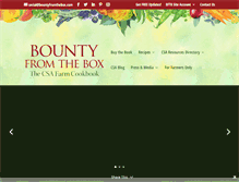 Tablet Screenshot of bountyfromthebox.com